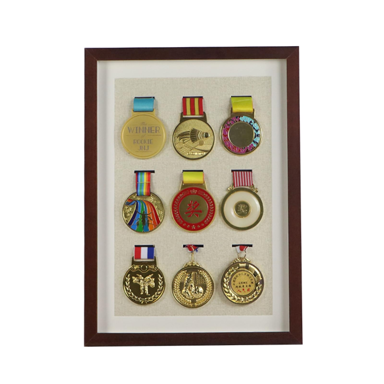 Medallas Militares Caja ExhibicióN,Marcos De ExhibicióN De Medallas,Medalla Caja Expositora Insignias,Durable,De Larga DuracióN,Simple Y Hermosa,para Mostrar Tu Medalla Militar,O Deportiva