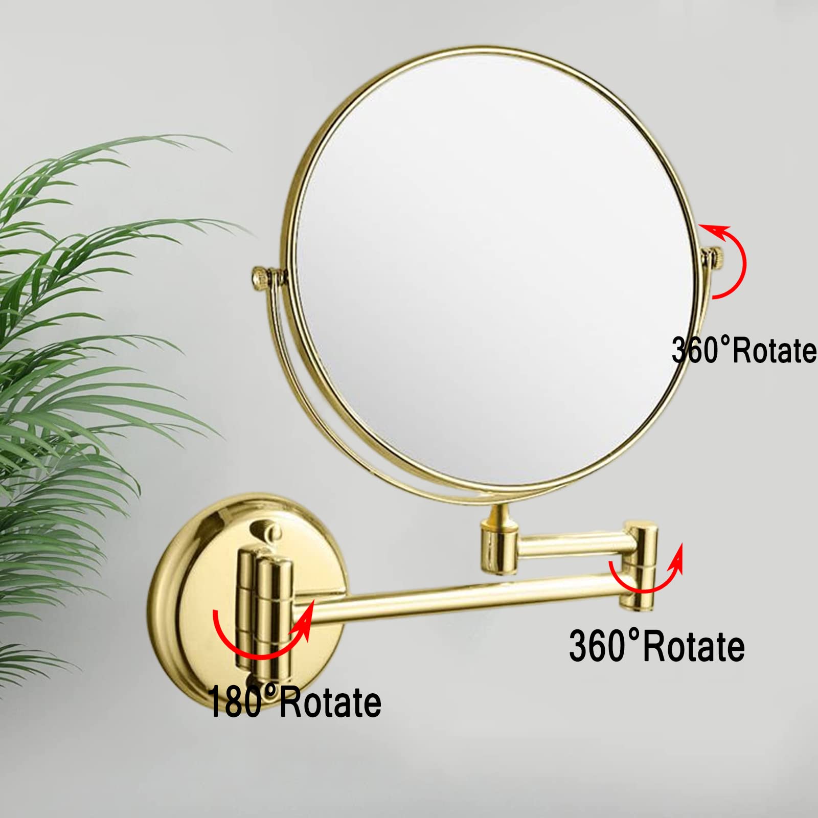 Auxmir Miroir Grossissant Lumineux, 30X/1X Double Face, Miroir Grossissant sur Pied 8, 2000mAh Rechargeable avec 3 Couleurs 64 LED, Rotation 360°, Mirroir Maquillage pour Chambre, Bureaux Auxmir Miroir Grossissant Lumineux, 30X/1X Double Face, Miroir Grossissant sur Pied 8, 2000mAh Rechargeable avec 3 Couleurs 64 LED, Rotation 360°, Mirroir Maquillage pour Chambre, Bureaux