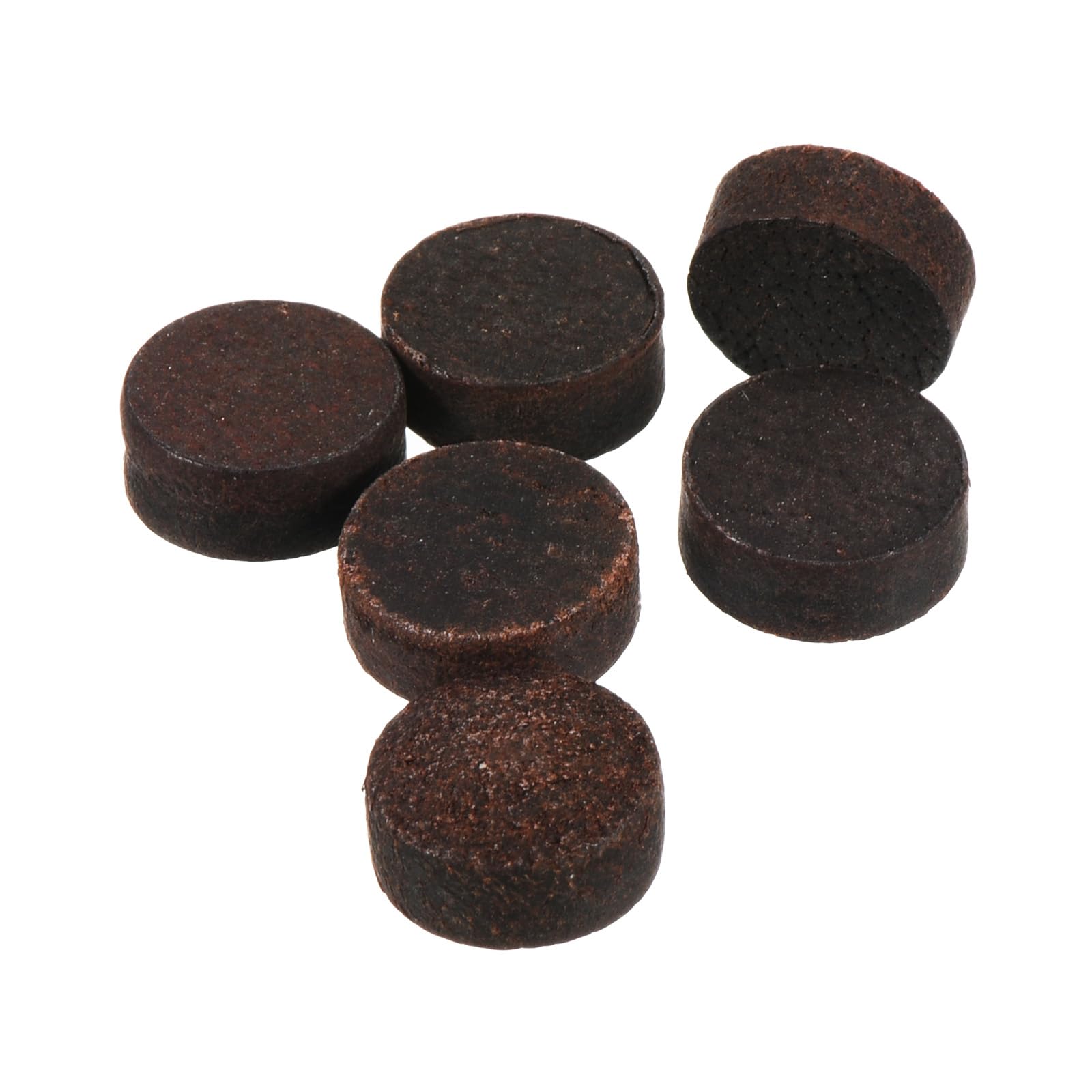 PATIKIL 11mm Billar Taco Puntas, 6 Paquete Pool Billar Taco Puntas Billar Palo Reemplazo Punta Snooker Taco Puntas para Billar Taco, Marrón