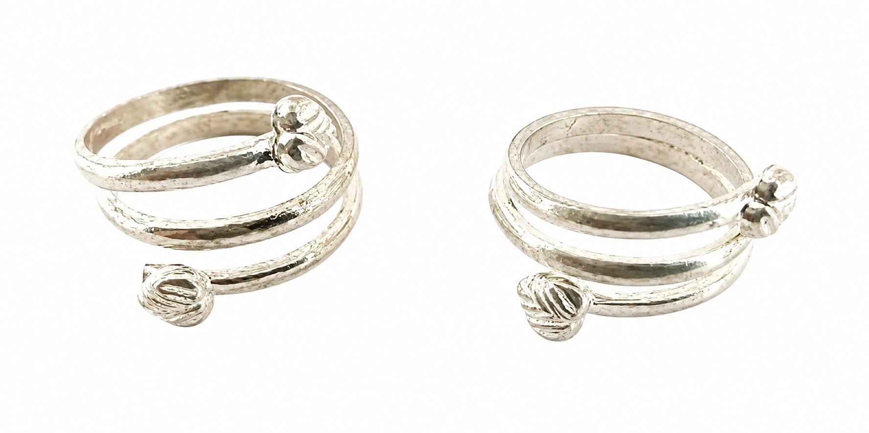 pooja jewellery ORIGNAL Streling silver Toe Ring women finger leg ring chsndi ball Design anklet-picture-10