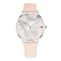 Tommy Hilfiger Orologio Con Movimento Al Quarzo A Due Lancette da Donna con Cinturino in Pelle Rosato – 1781919