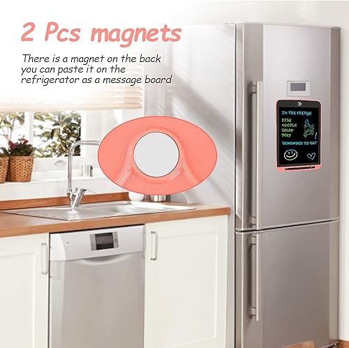 Miniatura 6 de Tableta de escritura LCD de 10 pulgadas, tableta de dibujo colorida, almohadillas de pintura electrónica borrables, juguete educativo y de