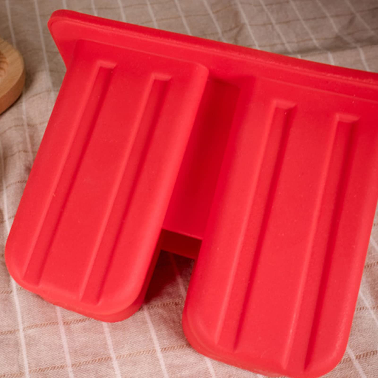 Moldes para polos， Moldes de silicona de 4 cavidades de grado alimenticio for cocina casera, molde de silicona for máquina de helado B
