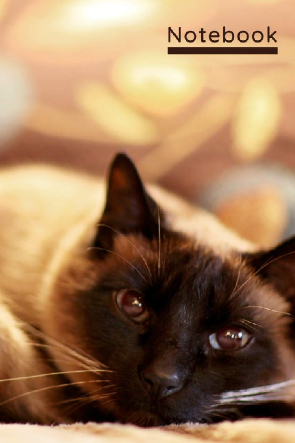 Siamese Notebook: blank lined composition journal | Siamese cat | 100 pages
