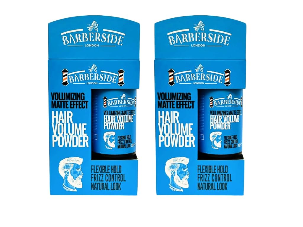 ICAN London Hair Volume Powder, Matte Effect, Flexible Hold, Natural Look, 20g, Pack of 2, White, 20 g (Pack of 2)