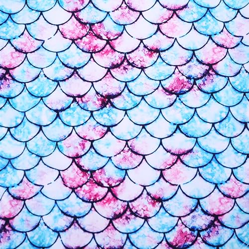 LIZENS Ruffle One Shoulder Adjustable Mermaid Girls' One-Piece Swimwear4