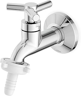 Celite, Torneira De Parede Para Tanque E Jardim Com Bico União Plástico One