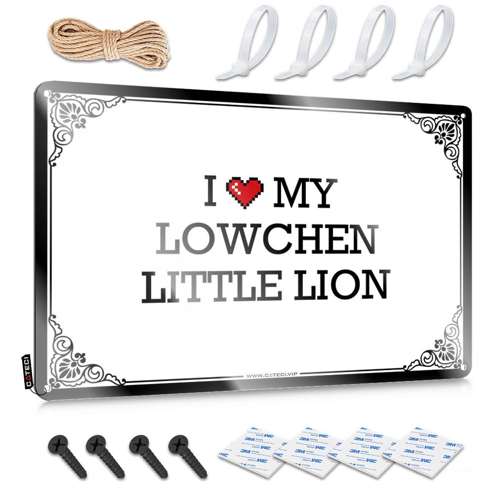 Best Soft Area Cool Wall Decor | I Love My Lowchen Little Lion Indie For Terrace Living Room(30X40CM)