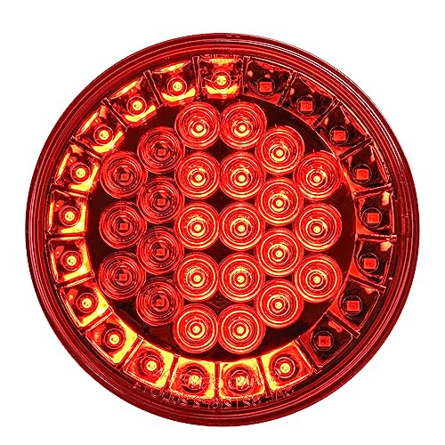 Lámpara LED Secuencial Roja 4 pulgadas Izquierda 45 LEDs miniatura 4