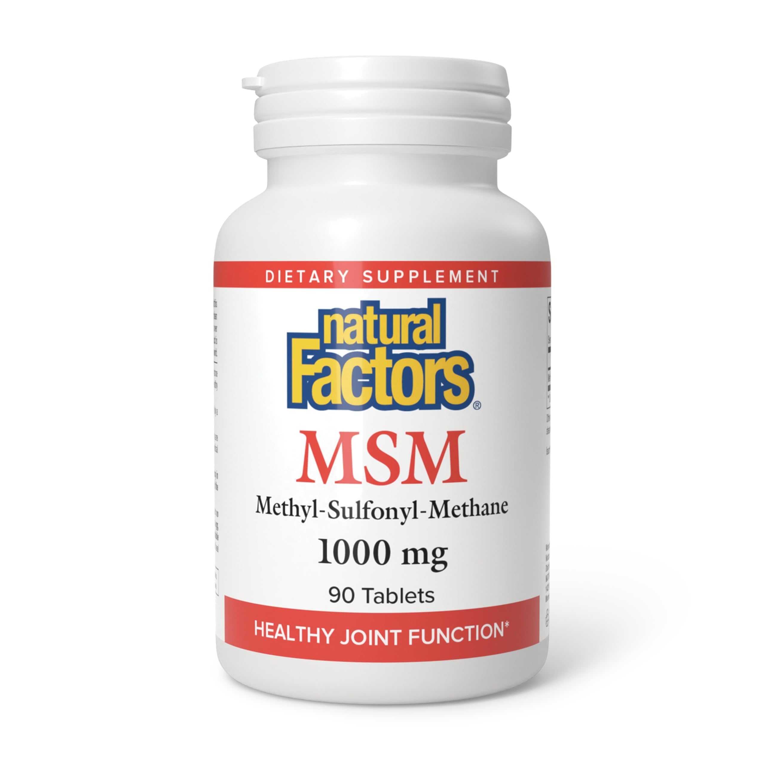 Amazon.com: Natural Factors, MSM 1000 mg, Supports Healthy Joints
