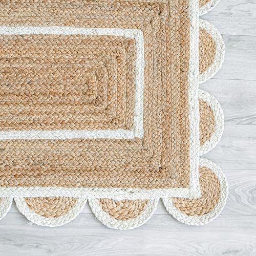 Tapete decorativo natural de yute 2x3 miniatura 4