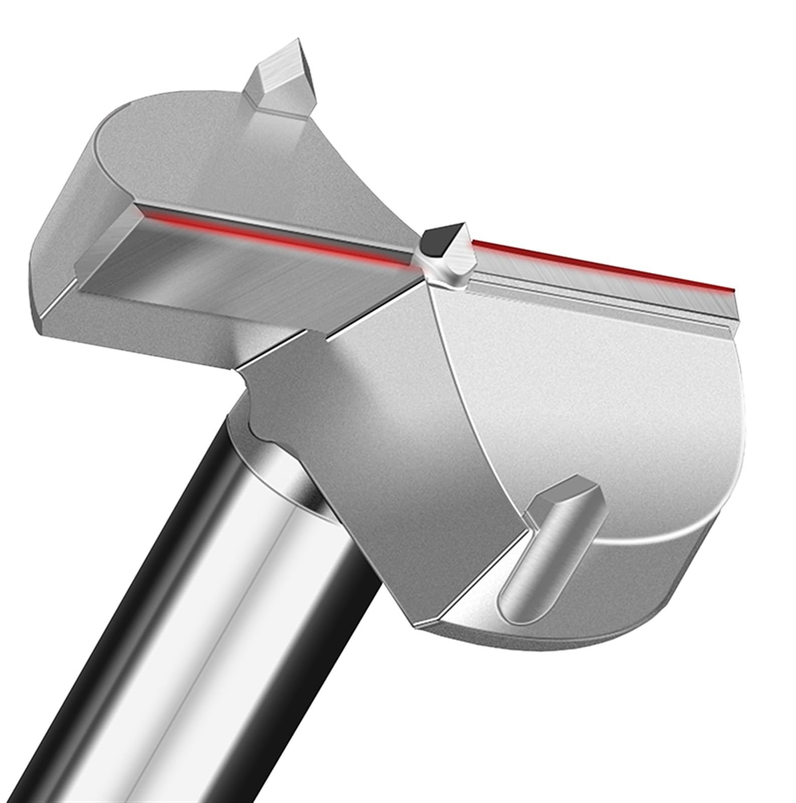 Punte for trapano Forstner in acciaio al carbonio da 14 mm a 100 mm, seghe a tazza autocentranti for lavorazione del legno, set di utensili for frese in carburo di tungsteno(95mm)