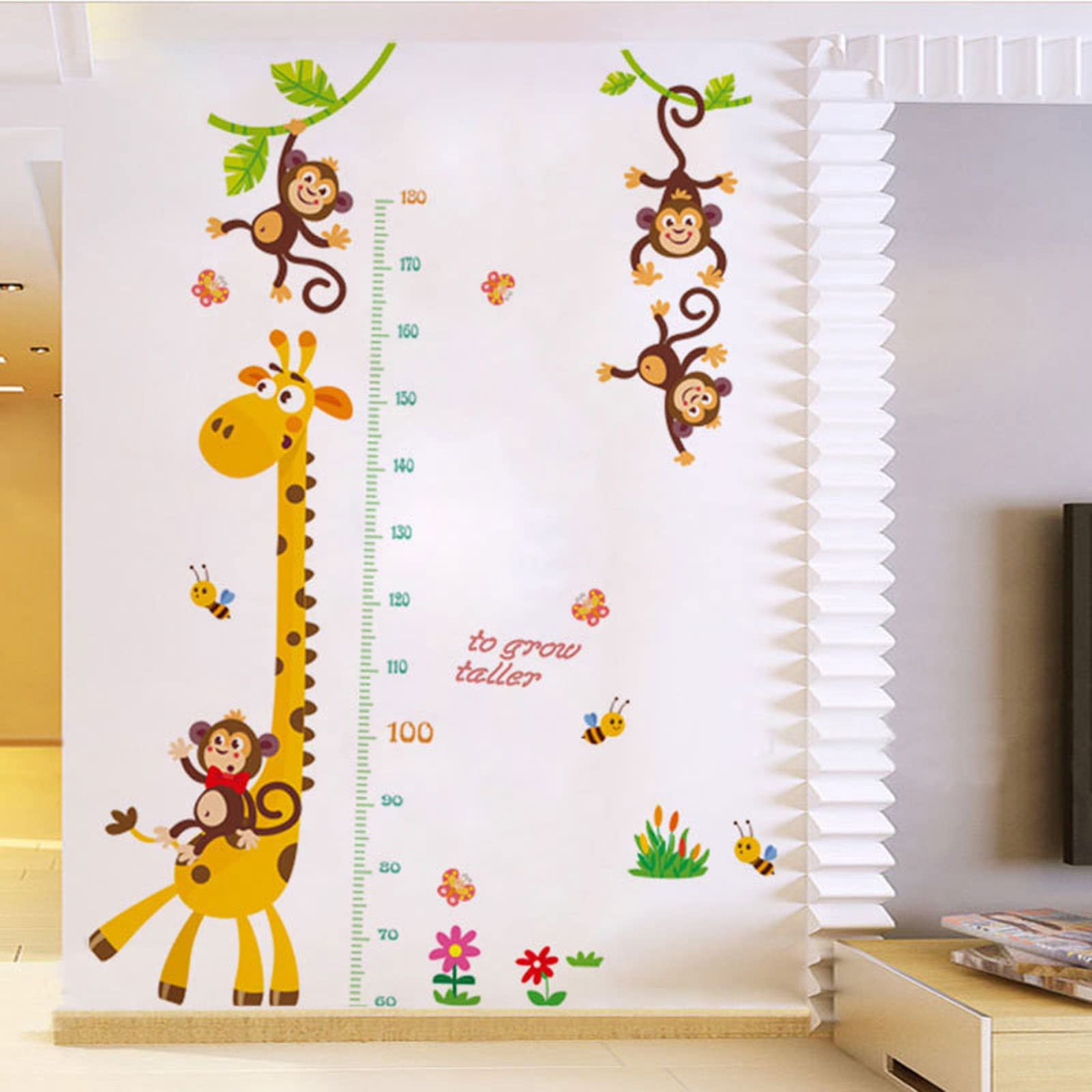 トロピカル キリン 成長チャート 定規 デカール 子供 成長チャート 装飾 成長定規 子供の装飾 ピールアンドスティック 壁装飾 保  キリンのデジタル身長計| ハシートップイン公式オンラインストア | ハシートップイン公式オンラインストア