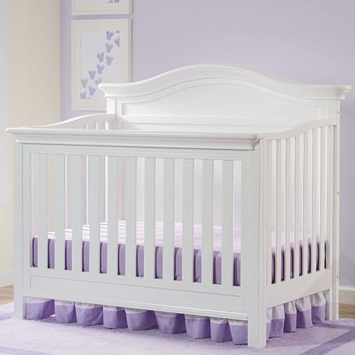 Miniatura 10 de Sábana bajera ajustable para cuna de popelín de algodón estándar para cuna, funda de colchón de 28 x 52 pulgadas, color azul sólido, sábana de