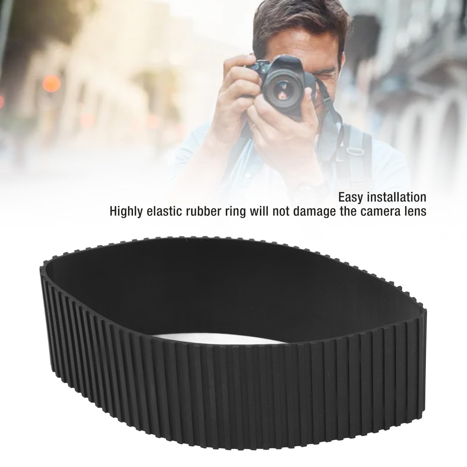 Objektiv-Zoom-Griff-Gummiring, Ersatzteil für OEM FE 24–70 Mm F/2,8 GM SEL2470GM Zoom-Gummiring (Nicht Anwendbar 24–70 Mm F/2,8L II USM)
