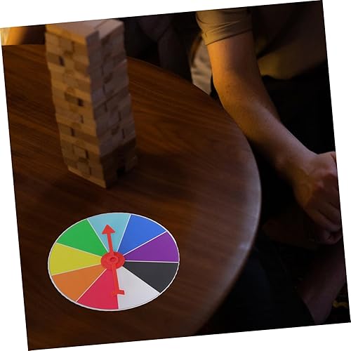 Miniatura 2 de BRIGHTFUFU 1 rueda de dibujo de la suerte, rueda de premio de borrado en seco, para premios, rueda de carnaval, juego familiar, premio de juguete