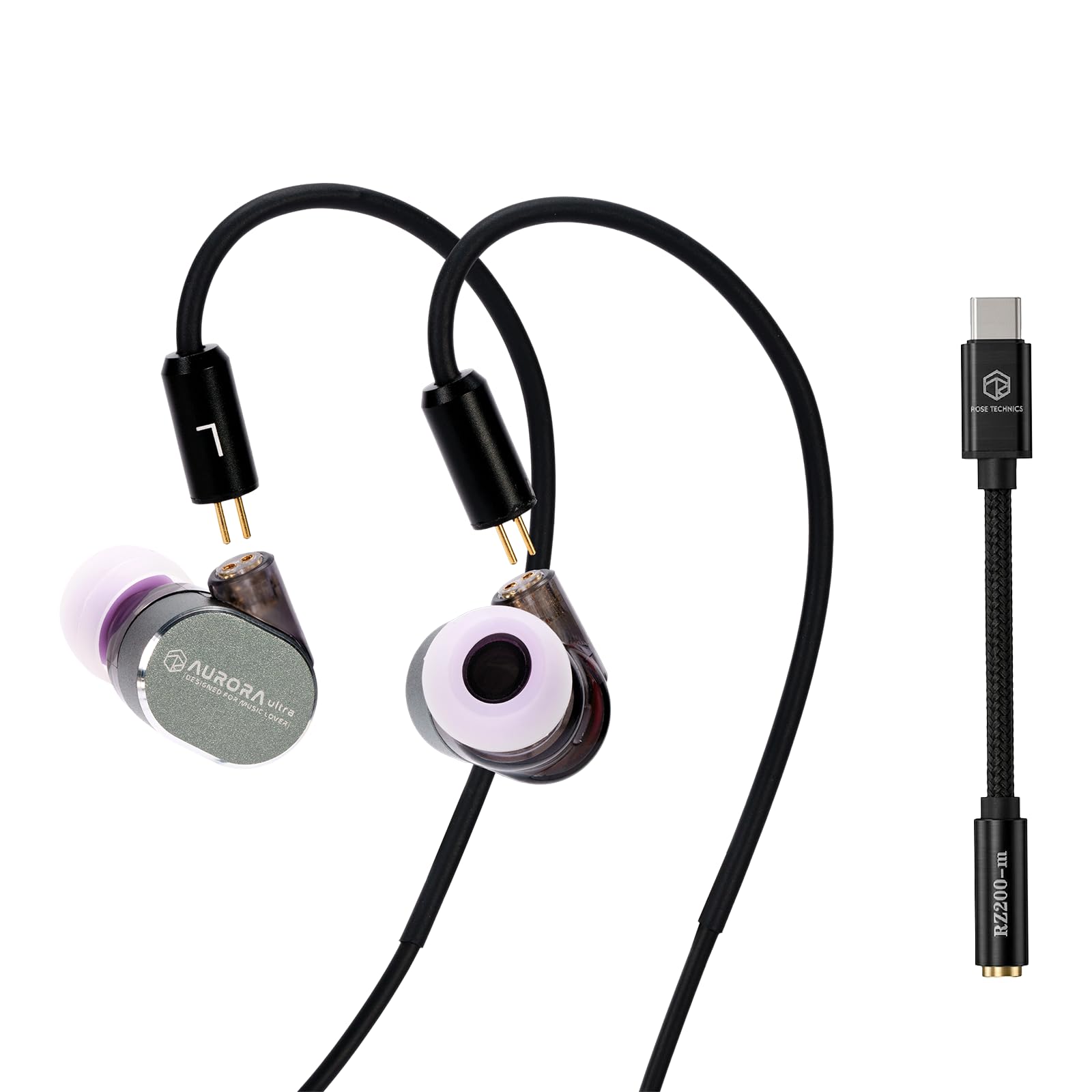 HiFiGo ROSE Technics Aurora Ultra 有線イヤホン 1平面+1ダイナミック