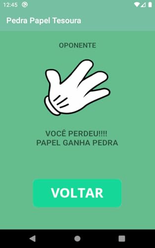 Jogo Pedra, Papel e Tesoura