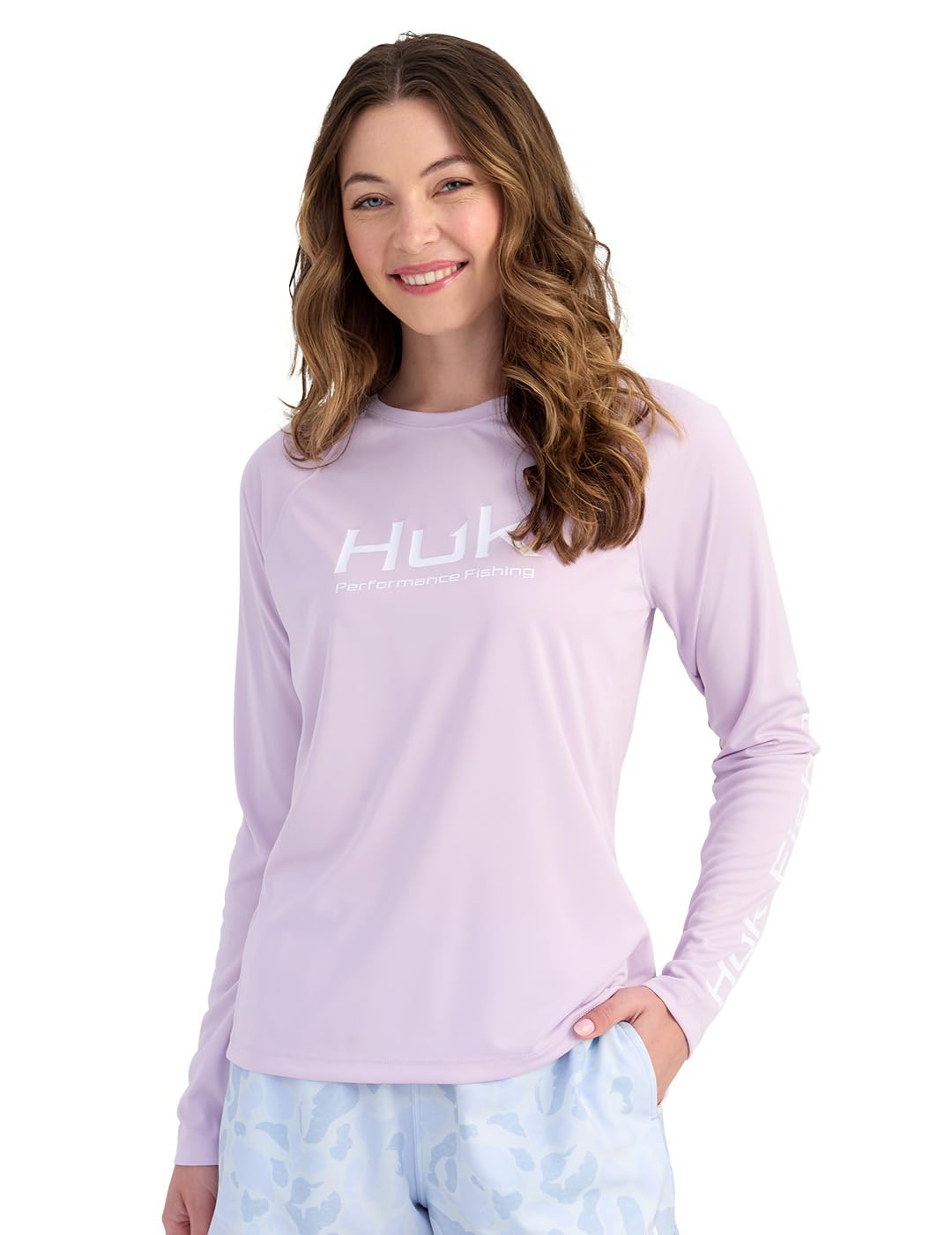 HUK Chemise De Pêche Performante à Manches Longues Avec