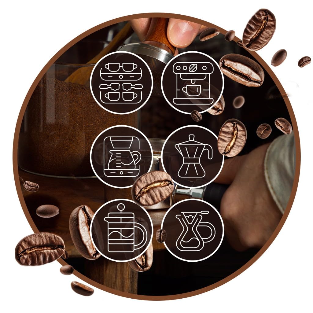 Kawa ziarnista 1kg x3 WANILIOWA CZEKOLADOWA KARMELOWA ARABICA Świeża