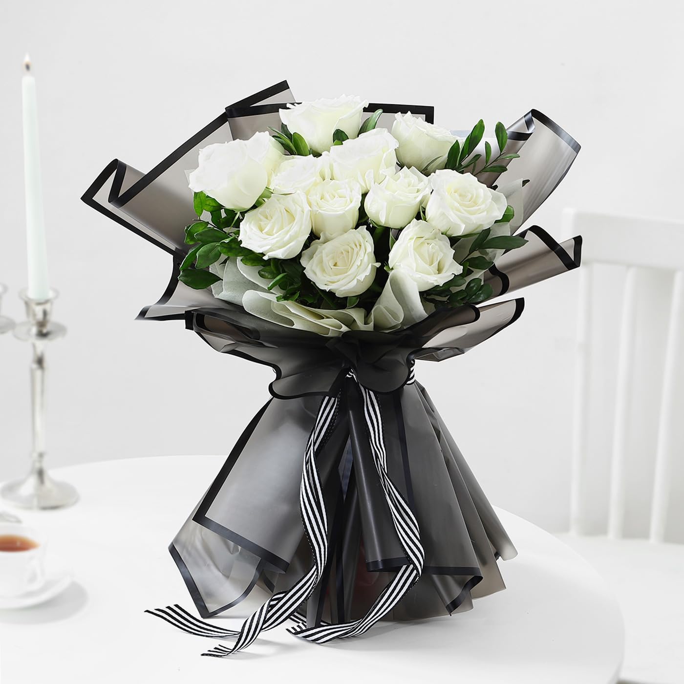 IGP - Monochrome Magic Rose Bouquet