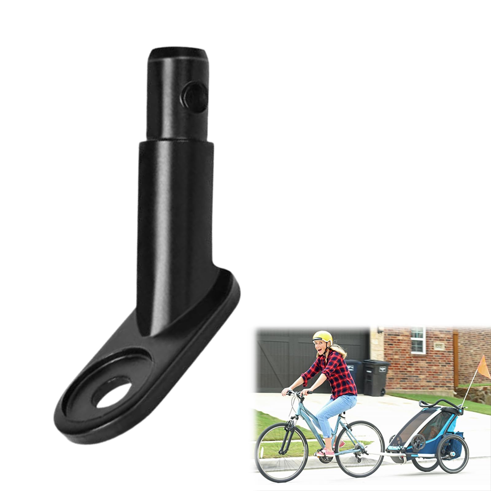 Rimorchio per Bicicletta Gancio Traino Frizione Attacco Bici Bambino