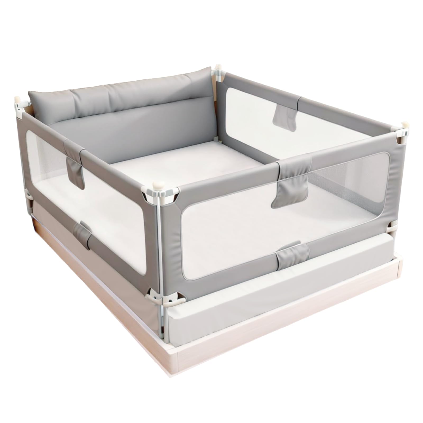 Youyijia Bettgitter für Kleinkinder, 3-in-1-Bettgitter Bettschutzgitter, Kinderbettgitter für Kinder, Babybettgitter, faltbar, Kindersicherheitsgitter für Kinderbetten, Fallschutzbett im Set