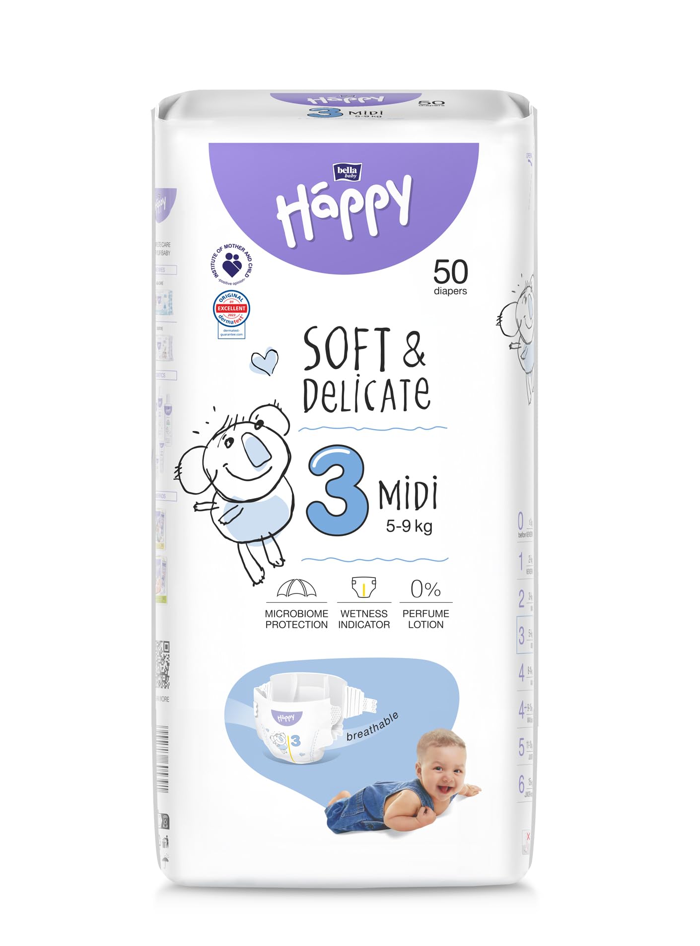 Bella Baby Happy Cartone pannolini taglia 3= 300 pannolini