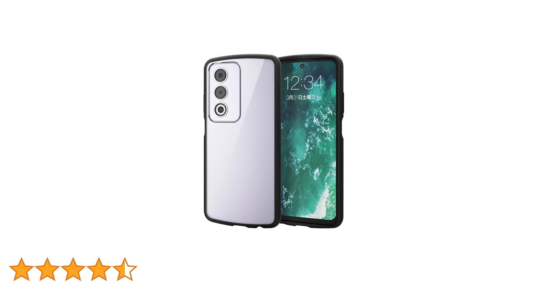 Amazon.co.jp: エレコム OPPO A3 5G ケース ハイブリッド 背面5H