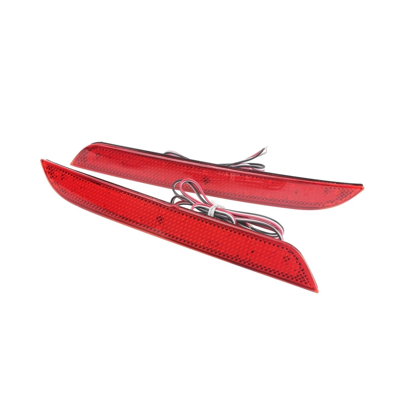 Piloto Trasero Coche 2 reflectores de parachoques trasero con lente roja, luz de freno y marcha atrás para BMW Serie 3 y 4 F30 F31 2011 2012 2013 2014 2015