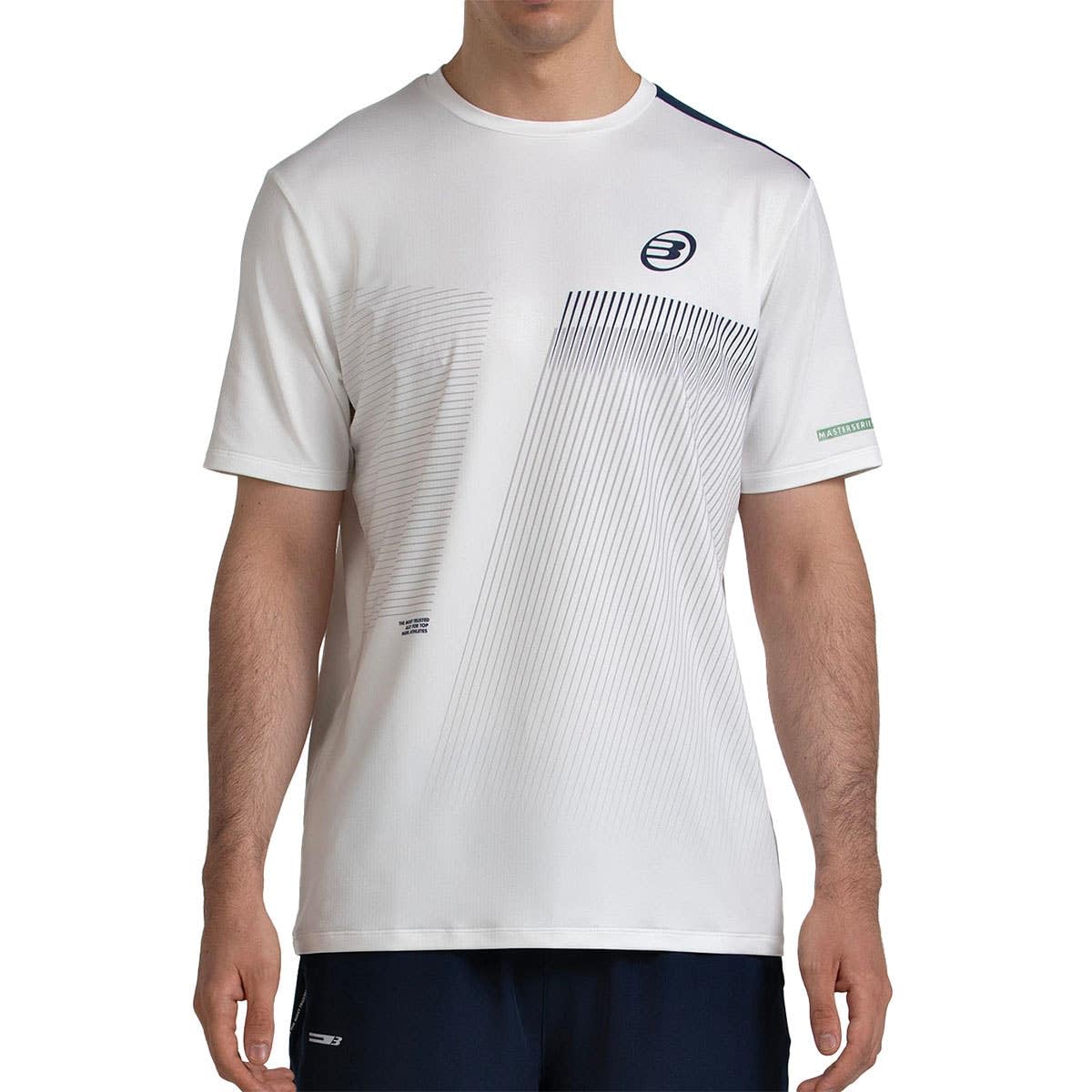 Bullpadel Men's White Motril Short Sleeve T-Shirt L