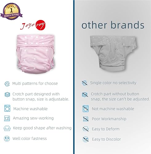 Miniatura 4 de Ropa interior a prueba de fugas para mujeres, pañales de tela para adultos, pañales de tela para adultos, productos de incontinencia, insertos de