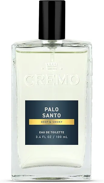 Cremo Cologne for Men - Palo Santo Mens Cologne Spray - A Combination of Bright Cardamom, Dry Papyrus and Aromiatic Palo Santo, Fragrances For Men, 3.4 Fl Oz