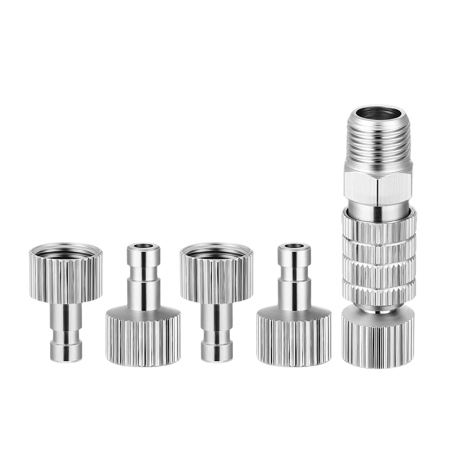 Airbrushes Quick Coupling Separation Adapter Kits Socket Plug Adapter Adjustment Control Valves Airbrushes Accessories