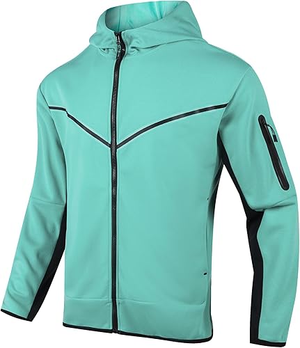 Miniatura 8 de Men's Tracksuits Sweatsuits For Men Hooded Tracksuit Sweatsuit Long Sleeve Full-Zip Jogging Sweatpants 2 Piece