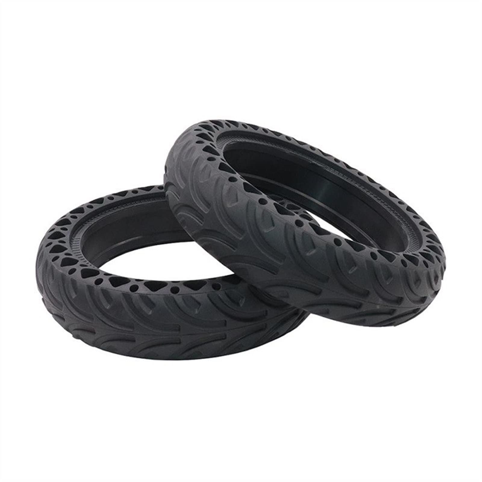Neumático de 8,5 Pulgadas, neumático sólido de Goma, Amortiguador de Scooter eléctrico, neumático sin cámara con absorción de Impactos de 8,5 Pulgadas, Compatible con, Compatible con Piezas y