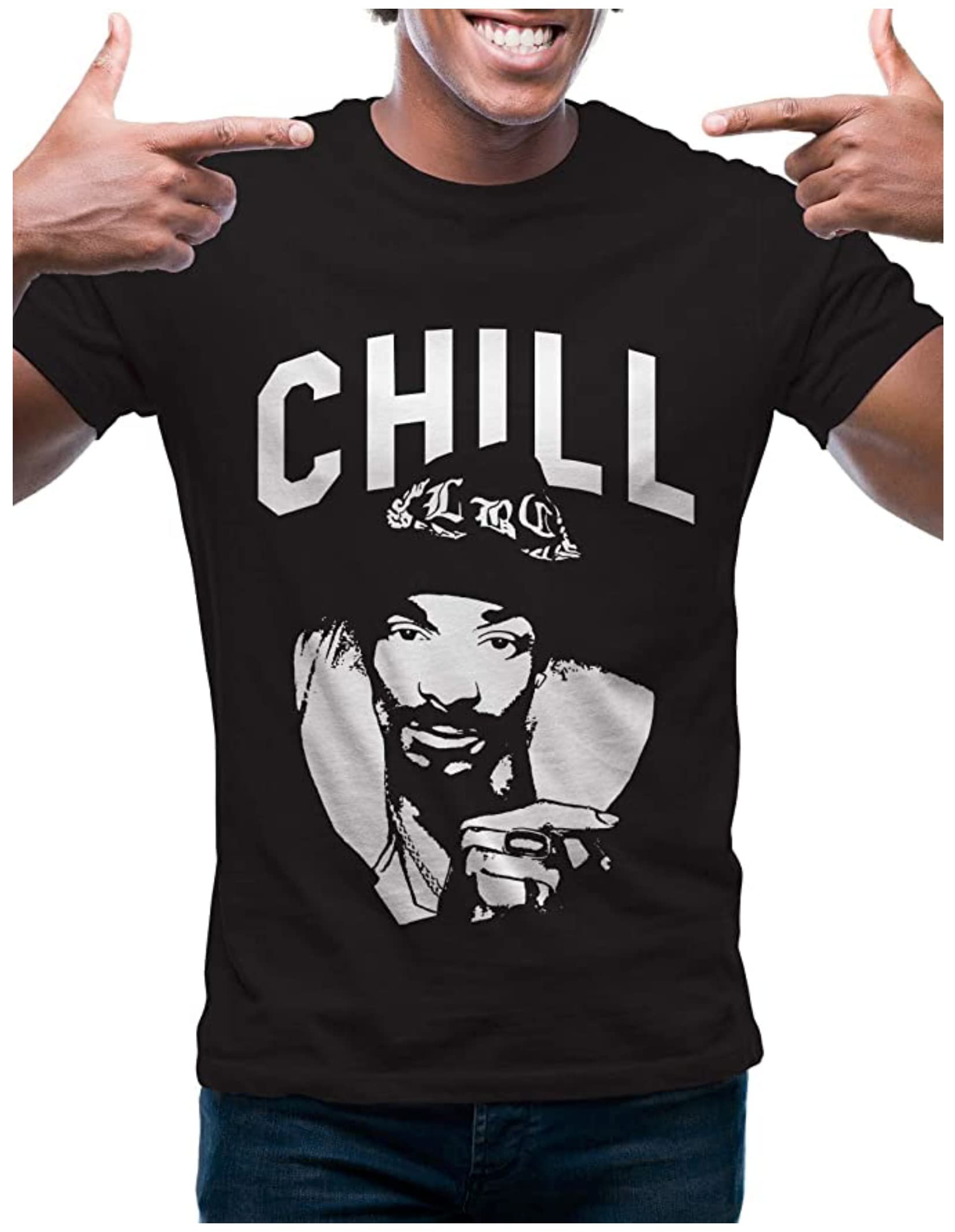 Swag PointMen’s Graphic T Shirts – 100% Cotton Short Sleeve Streetwear Hip Hop Vintage Print Casual Tee Printed Tops