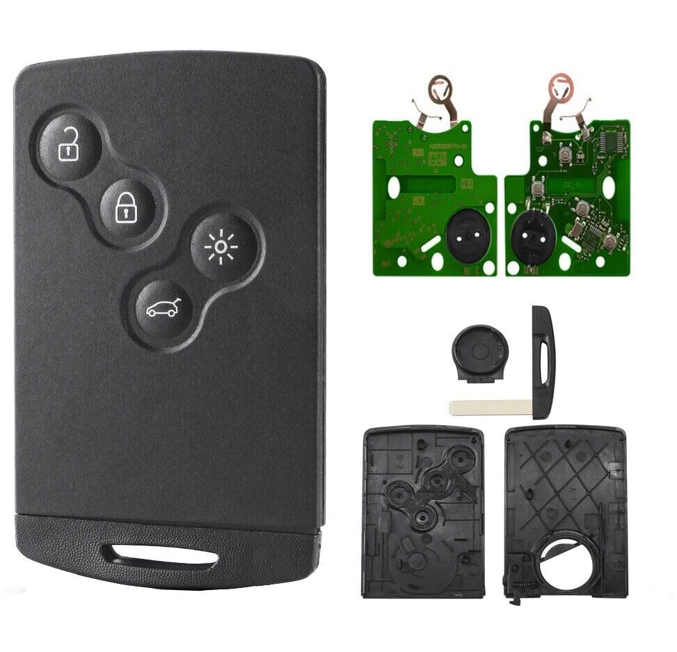 Carte Laguna 3 vierge 4 boutons avec puce électronique id46