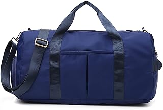 ZUEVI Sports Gym Duffel Bag for Men or Women Waterproof Weekender Travel Bag with Shoes Compartment Dry and Wet Separation...