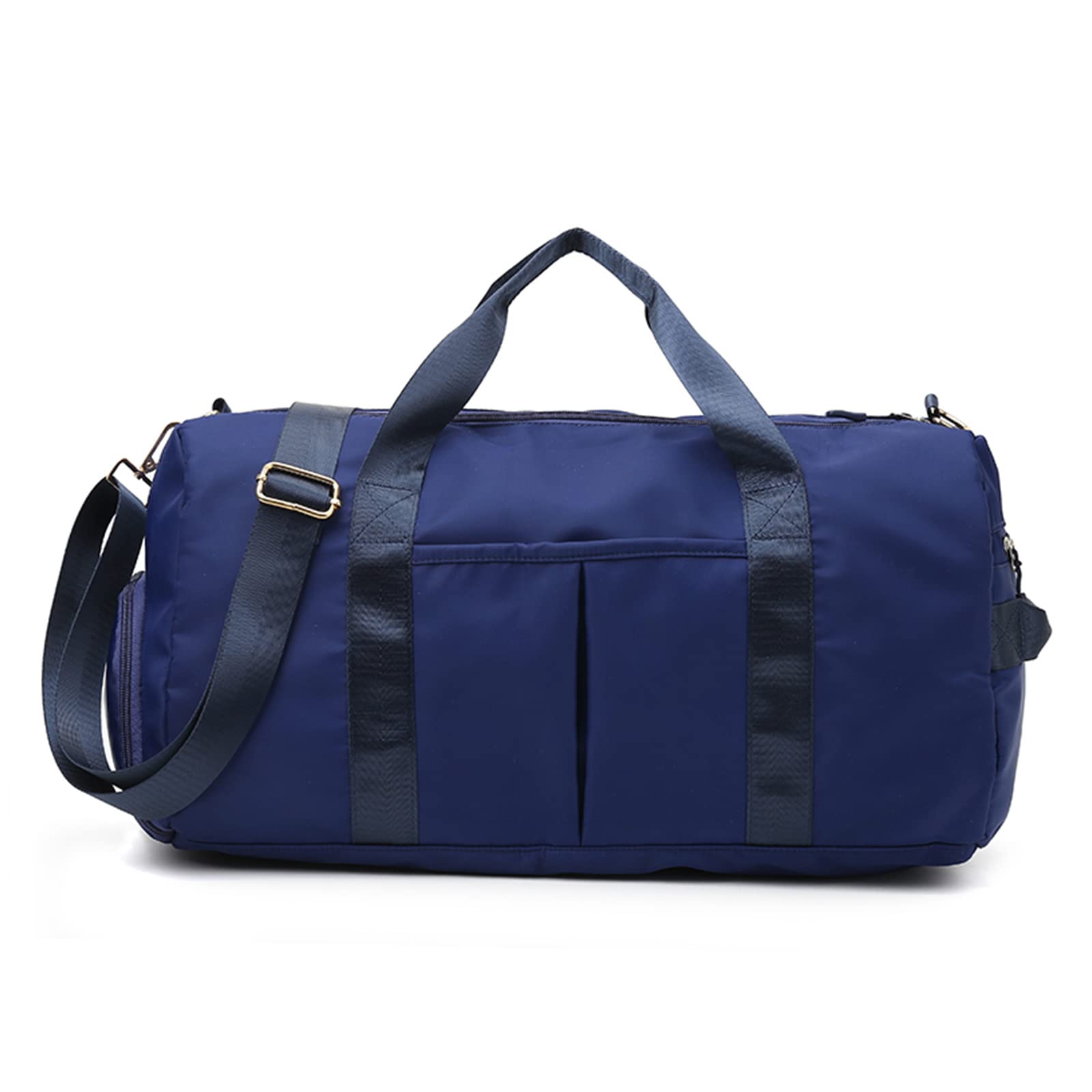 ZUEVISports Gym Duffel Bag for Men or Women Waterproof Weekender Travel Bag with Shoes Compartment Dry and Wet Separation for Training Swim Yoga(Blue)