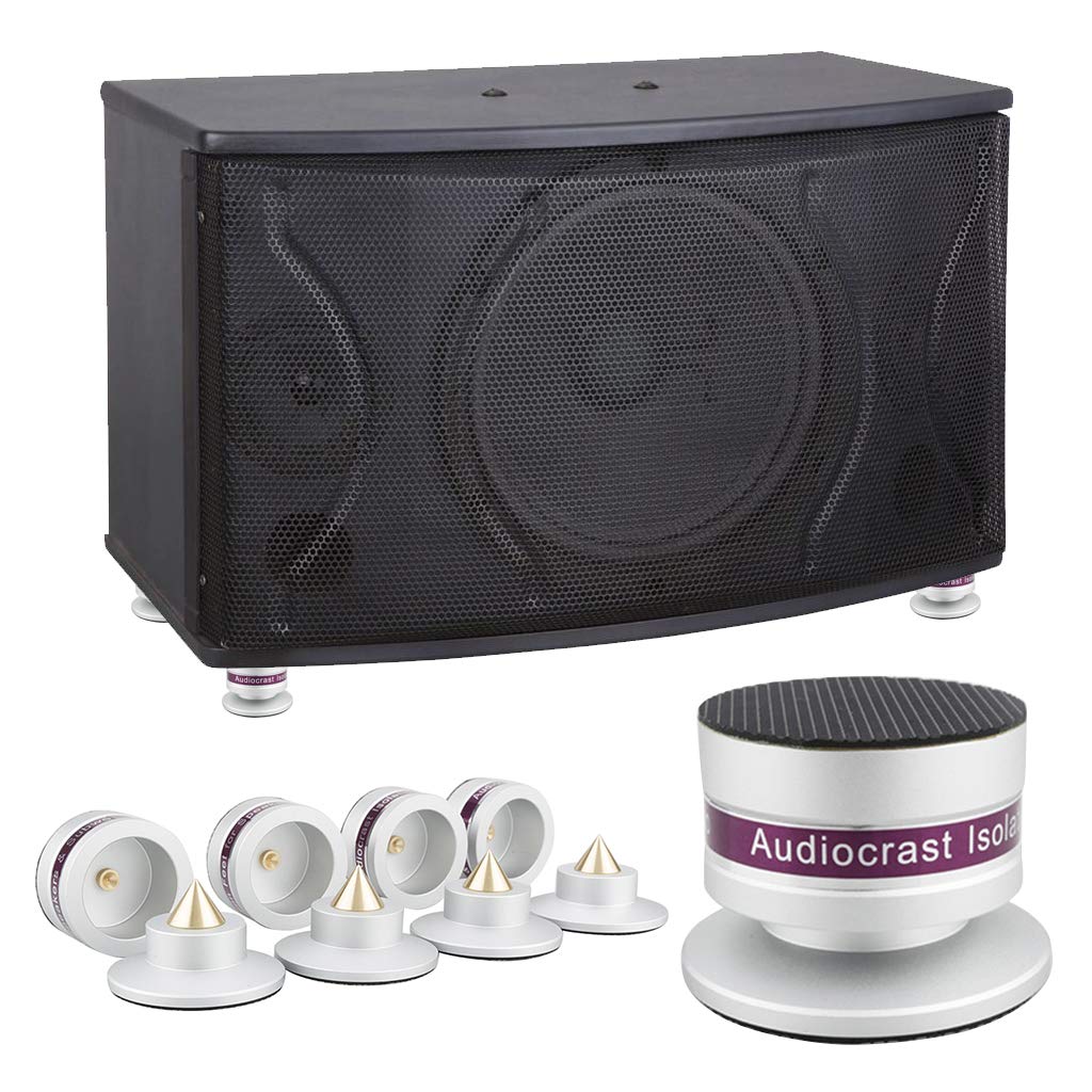 MLWSKERTY 4Pcs Aluminum Shockproof Pads Isolation Stand for Audiocrast IF03S