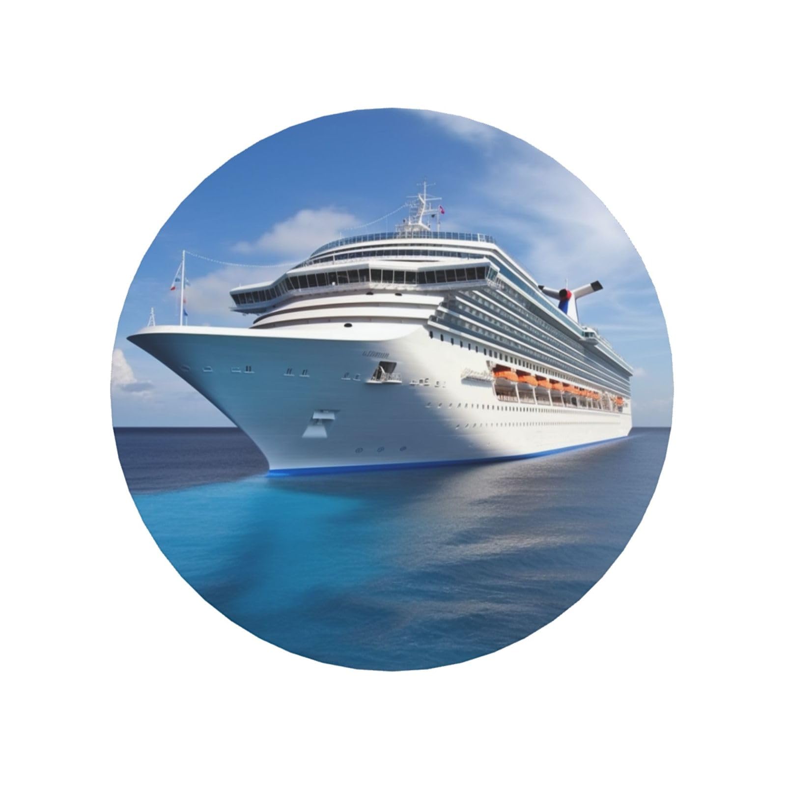 Cruise Ship Fridge Magnets Small Strong Refrigerator Magnets Cute Decorative Magnets Fridge Sticker Office Magnets for Fridge, Whiteboard, Kitchen Accessories