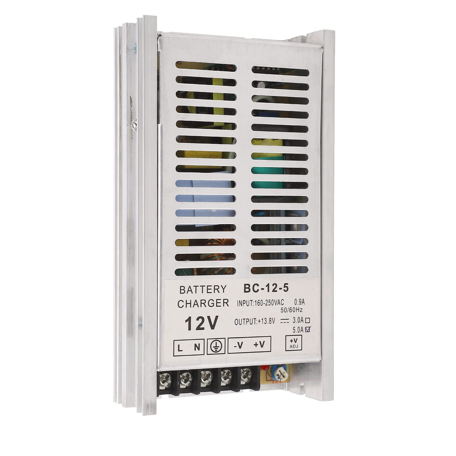Cargador de Batería de Generador 12V 5A Salida CA 160-250V 0.9A Entrada Cargador de Grupo Electrógeno de Carga Flotante Automática