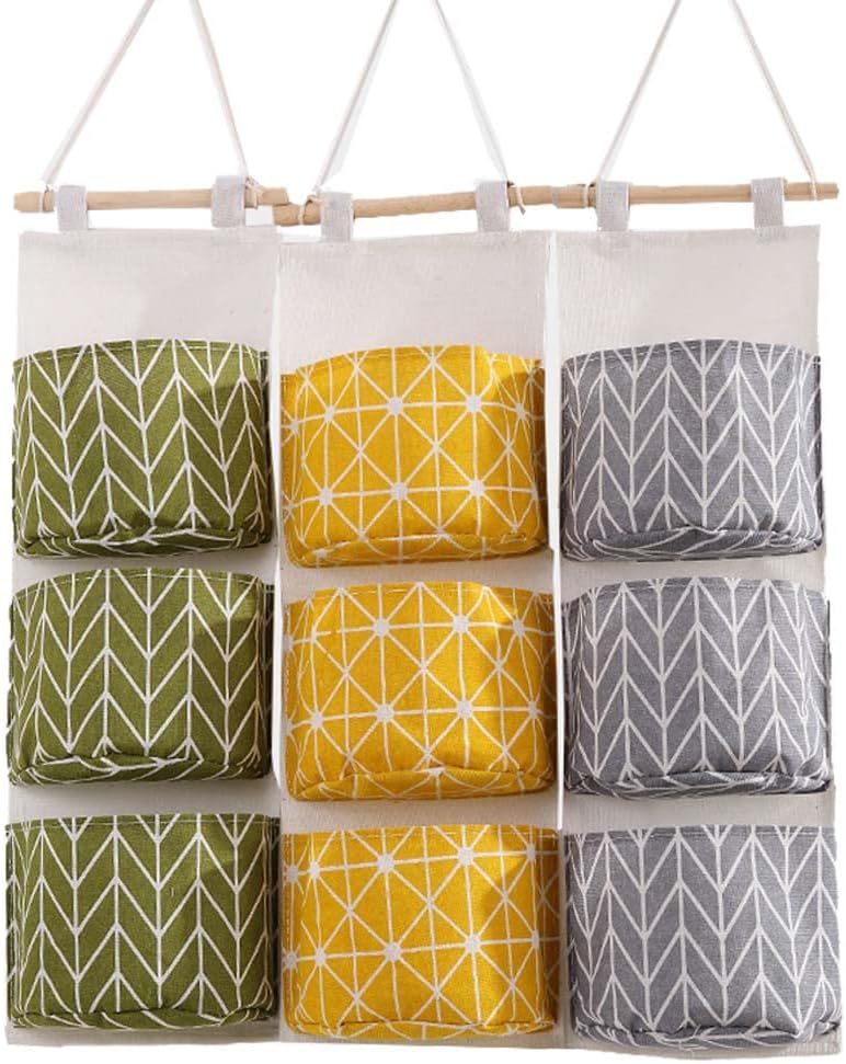 kamuavni 3Pcs Wall Hanging Storage Bag, Over The Door