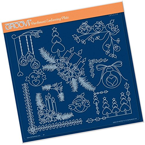 Tina S Christmas angoli 3 - A4 Square Groovi