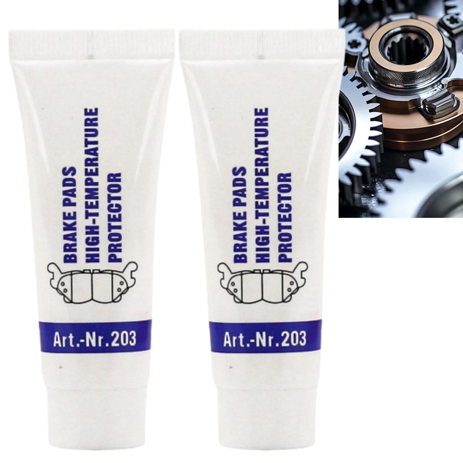 2pcs Brake Anti-Squeal For Cars,Silicone Grease for O-Rings,High ...