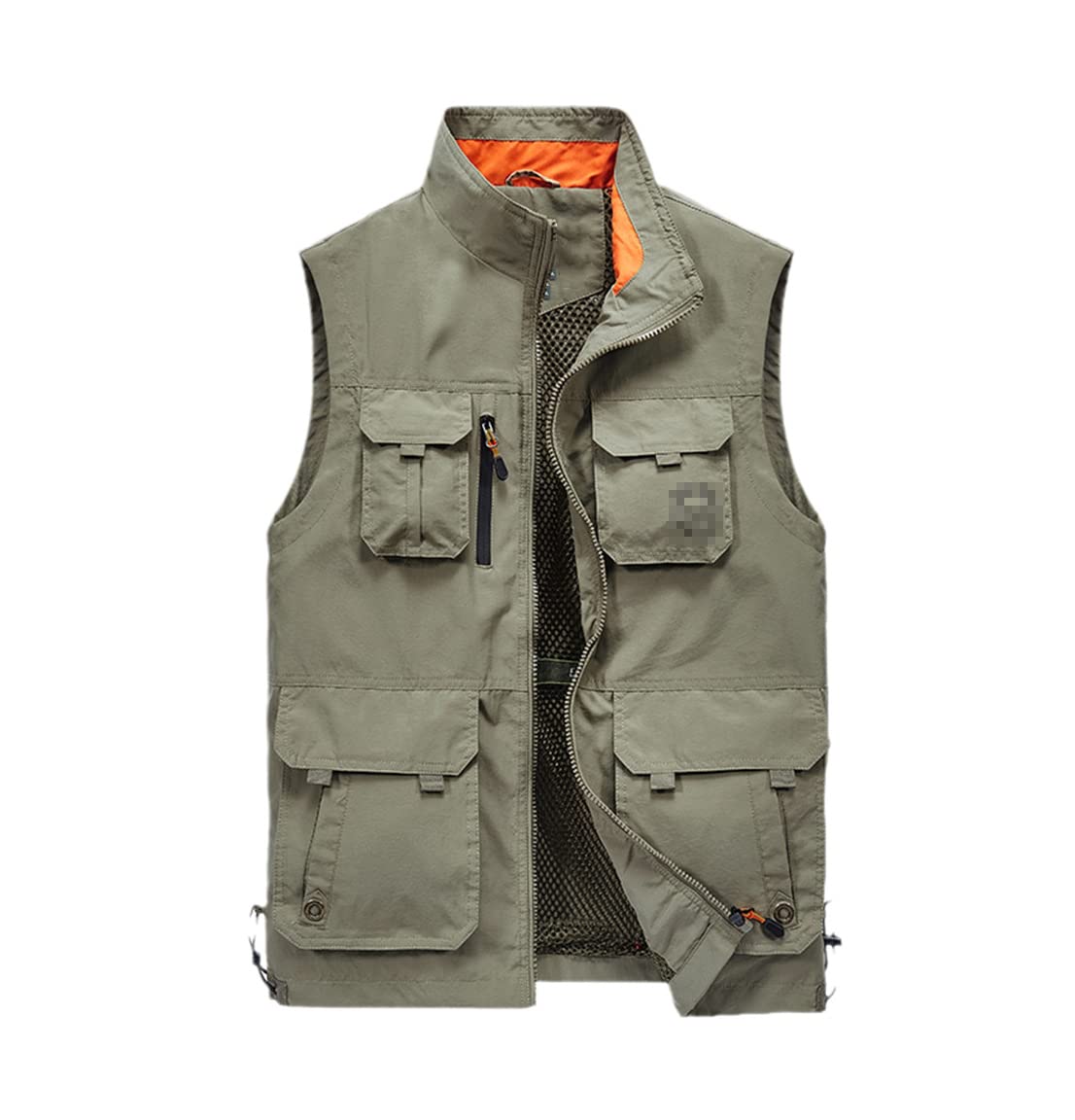 Gilet de pêche en plein air, gilet simple pour le travail en plein air, la chasse, le camping, veste en maille multi-poches