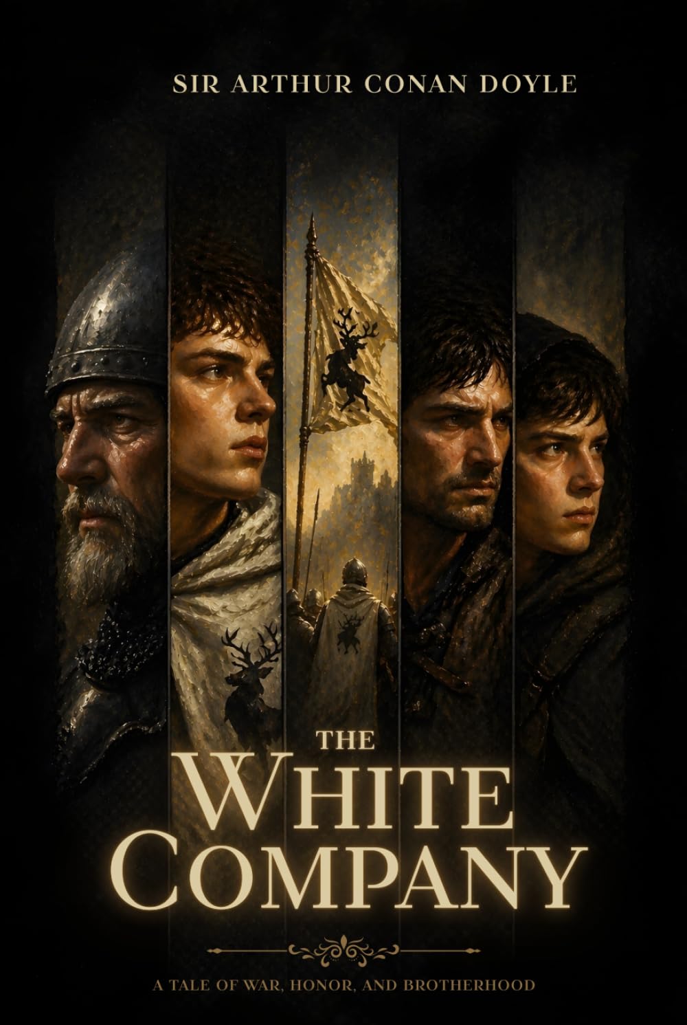 The White Company : Epic Medieval Adventure of Knights, War, and Brotherhood: Illustrations & Annotated Edition