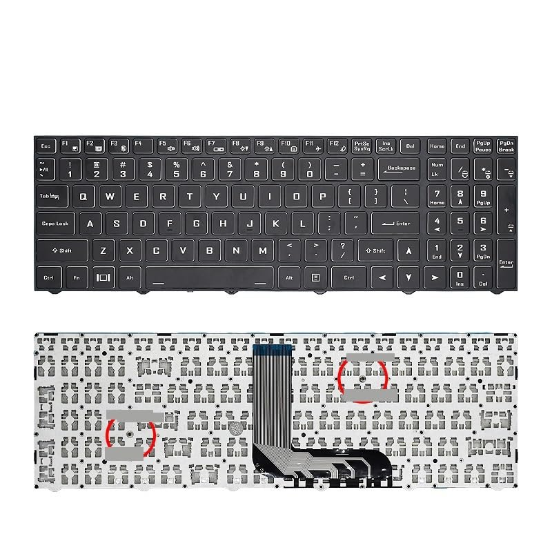 Clavier russe pour Gigabyte G5KC G5 MD GD G7 rétroéclairé de remplacement