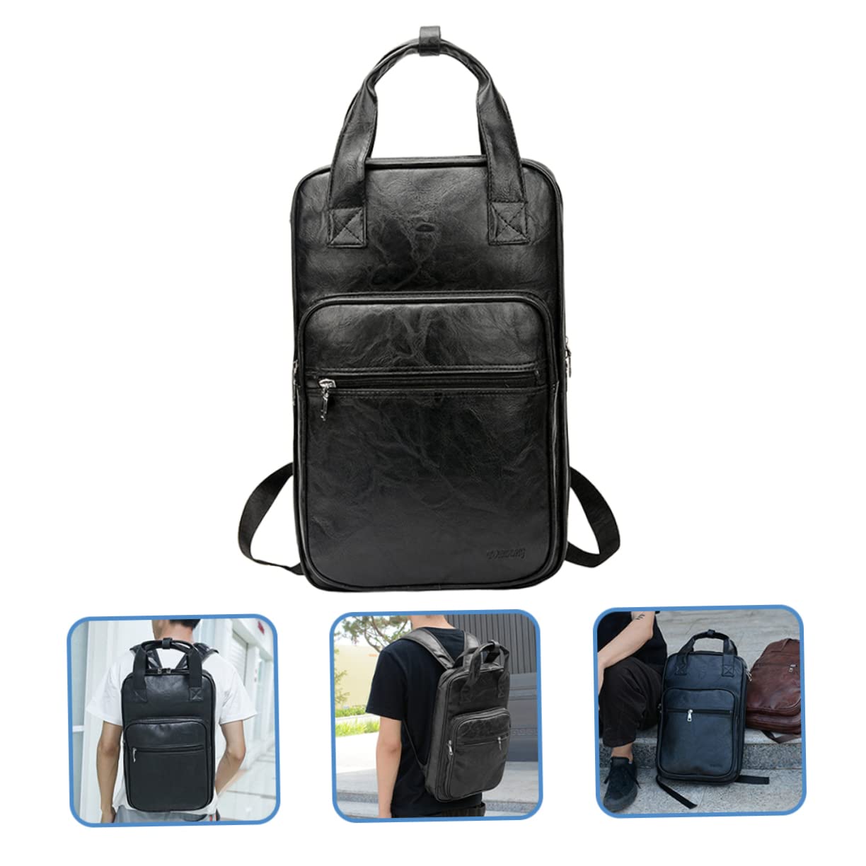 Custodia per Bacchette Batteria Capiente, Porta Bacchette Nero | Tessuto Pu-cotone-420d, Robusta e Pratica, per Bacchette e Chiavi Batteria, Accessori per Batteria